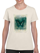 A Butterfly On Print Art T-shirt -Elena Ray Designs
