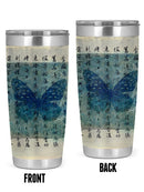 On Print Butterfly Tumbler -Elena Ray Designs