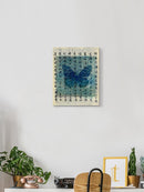 Blue Butterfly On Print Wall Art -Elena Ray Designs