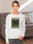 Art Print Butterfly Sweatshirt -Elena Ray Designs