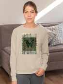 Art Print Butterfly Sweatshirt -Elena Ray Designs