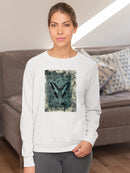 Butterfly Art And Kanji Sweatshirt -Elena Ray Designs