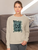 Butterfly Art And Kanji Sweatshirt -Elena Ray Designs