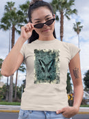 Butterfly Art And Kanji T-shirt -Elena Ray Designs