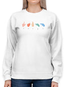 Love Languages Ii Sweatshirt -Emma Scarvey Designs