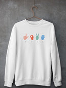 Love Languages Iii Sweatshirt -Emma Scarvey Designs