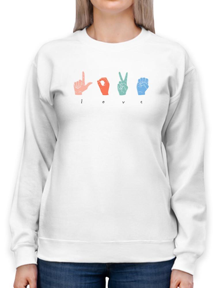 Love Languages Iii Sweatshirt -Emma Scarvey Designs