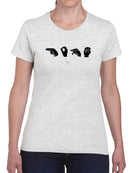 Sign Language Ii. T-shirt -Emma Scarvey Designs