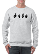 Sign Language Iv Sweatshirt -Emma Scarvey Designs