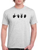 Sign Language Iv. T-shirt -Emma Scarvey Designs