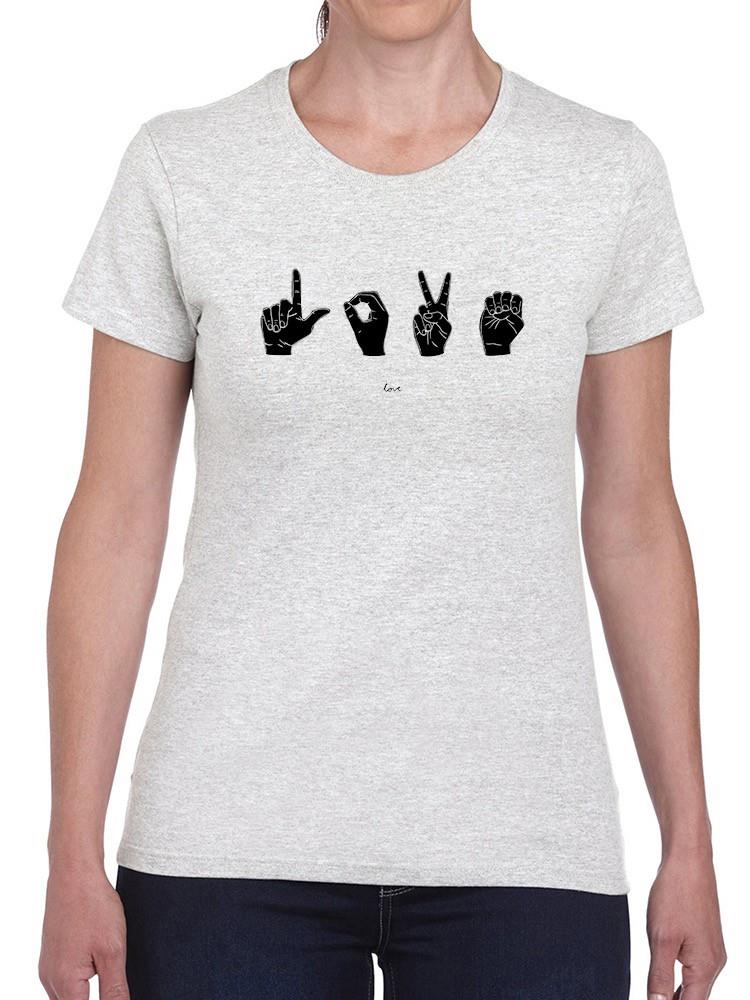 Sign Language Iv. T-shirt -Emma Scarvey Designs