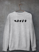 Sign Language V Sweatshirt -Emma Scarvey Designs