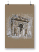 Brushwork Architecture I Wall Art -Ethan Harper Designs