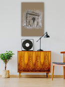 Brushwork Architecture I Wall Art -Ethan Harper Designs