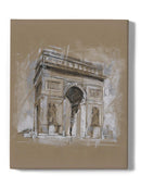 Brushwork Architecture I Wall Art -Ethan Harper Designs