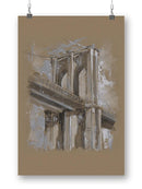 Brushwork Architecture Iii Wall Art -Ethan Harper Designs