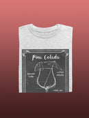 Mixology Pina Colada T-shirt -Ethan Harper Designs