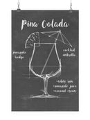 Mixology Pina Colada Wall Art -Ethan Harper Designs