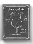 Mixology Pina Colada Wall Art -Ethan Harper Designs