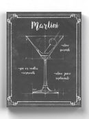 Mixology Martini Wall Art -Ethan Harper Designs