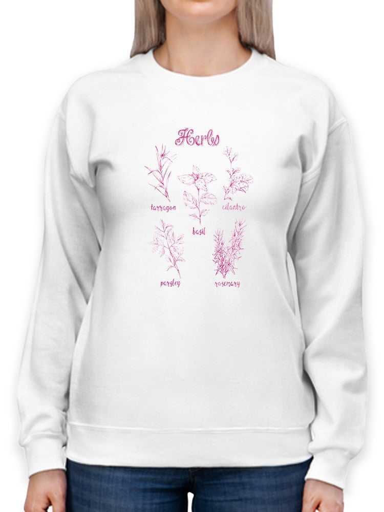 Herb Varieties. Sweatshirt -Ethan Harper Designs
