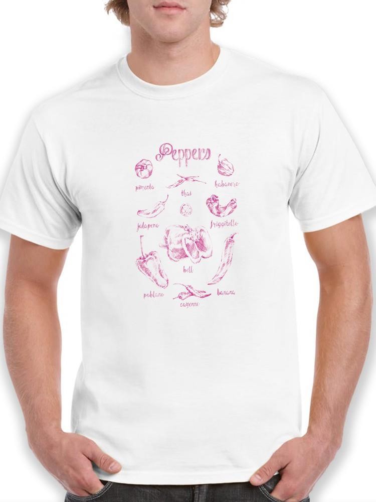 Pepper Varieties T-shirt -Ethan Harper Designs