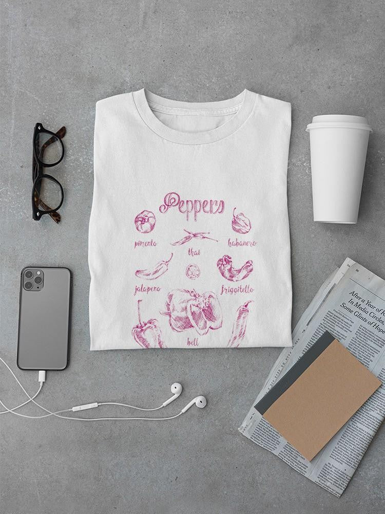 Pepper Varieties T-shirt -Ethan Harper Designs