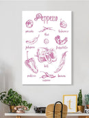 Pepper Varieties Wall Art -Ethan Harper Designs
