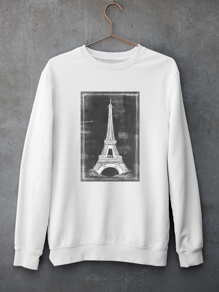 Eiffel Tower Chalk Art Sweatshirt -Ethan Harper Designs