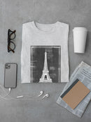 Eiffel Tower Chalk Art T-shirt -Ethan Harper Designs