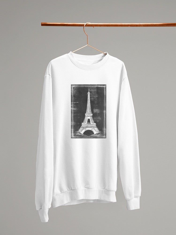Eiffel Tower Chalk Art Sweatshirt -Ethan Harper Designs
