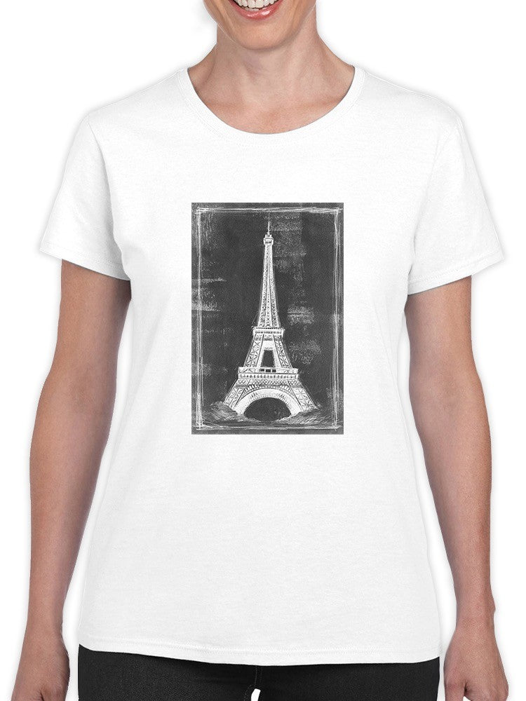 Eiffel Tower Chalk Art T-shirt -Ethan Harper Designs