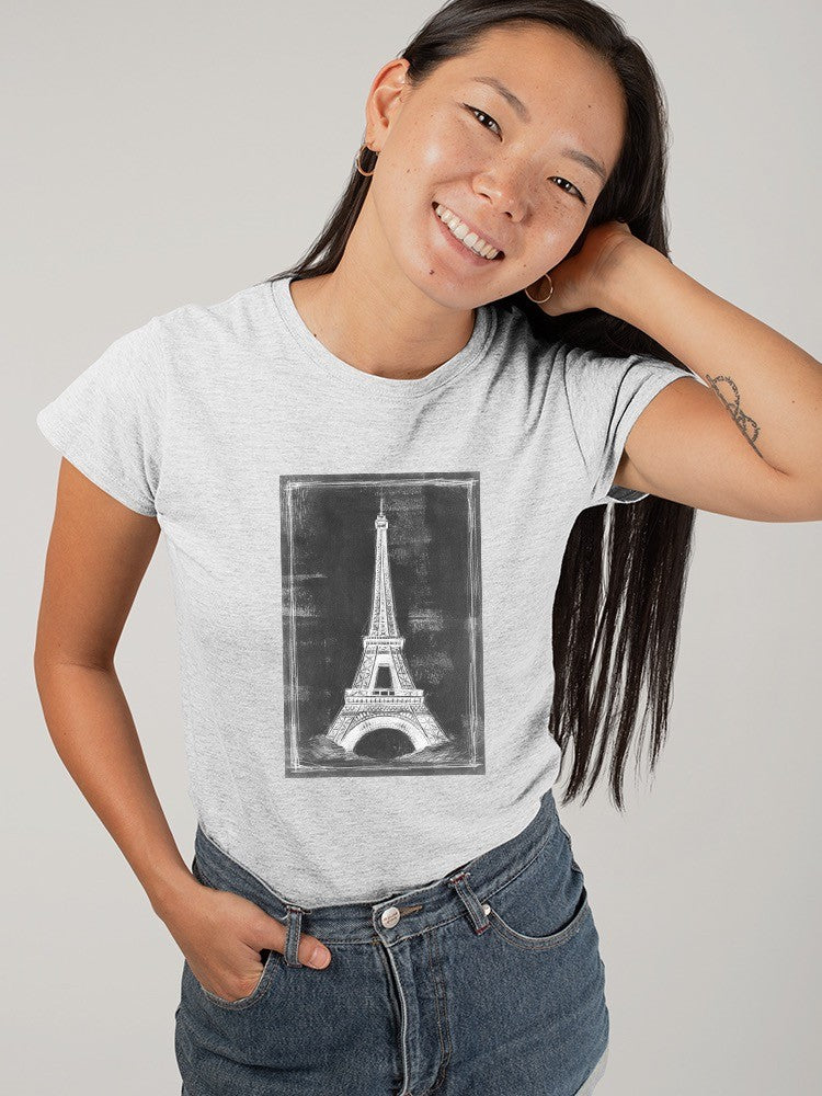 Eiffel Tower Chalk Art T-shirt -Ethan Harper Designs