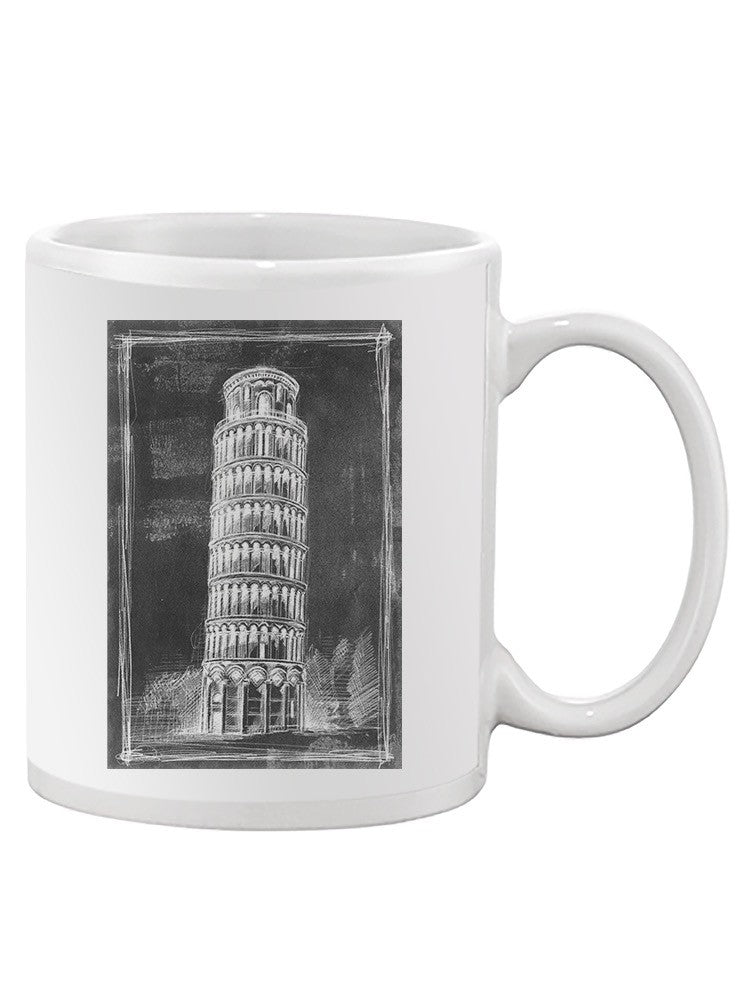 Leaning Tower Of Pisa Sketch Mug -Ethan Harper Designs