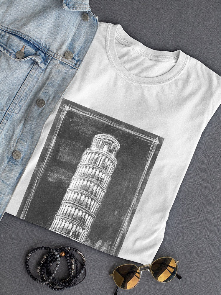 Leaning Tower Of Pisa Sketch T-shirt -Ethan Harper Designs