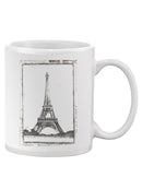 Sketch Of The Eiffel Mug -Ethan Harper Designs
