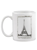 Sketch Of The Eiffel Mug -Ethan Harper Designs