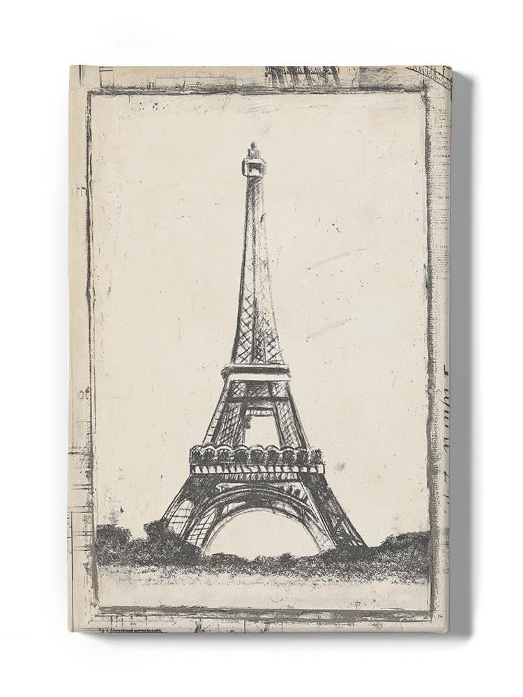 Sketch Of The Eiffel Wall Art -Ethan Harper Designs