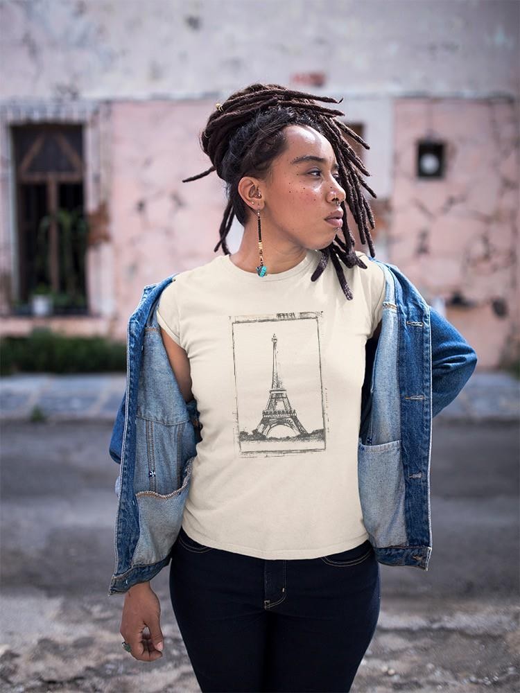 Sketch Of The Eiffel T-shirt -Ethan Harper Designs