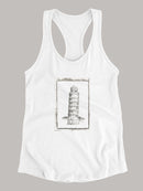 A Sketch Of Pisa T-shirt -Ethan Harper Designs