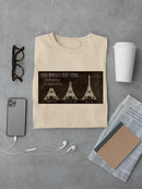 Exposition La Tour Eiffel T-shirt -Ethan Harper Designs