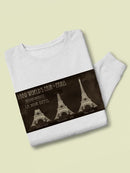 Exposition La Tour Eiffel Sweatshirt -Ethan Harper Designs