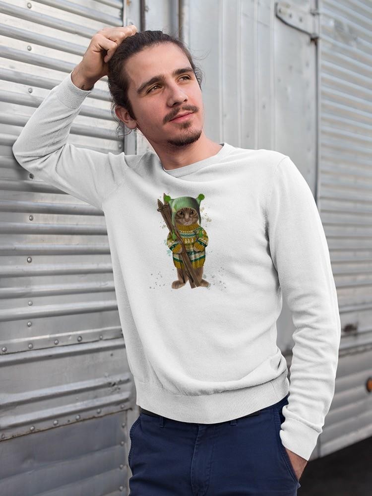 Tabby Ski Cat Sweatshirt -Fab Funky Designs