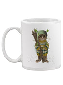 Tabby Ski Cat. Mug -Fab Funky Designs