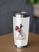 Springer Spaniel Penny Farthing Tumbler -Fab Funky Designs