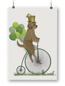 Dog On A Unicycle Wall Art -Fab Funky Designs