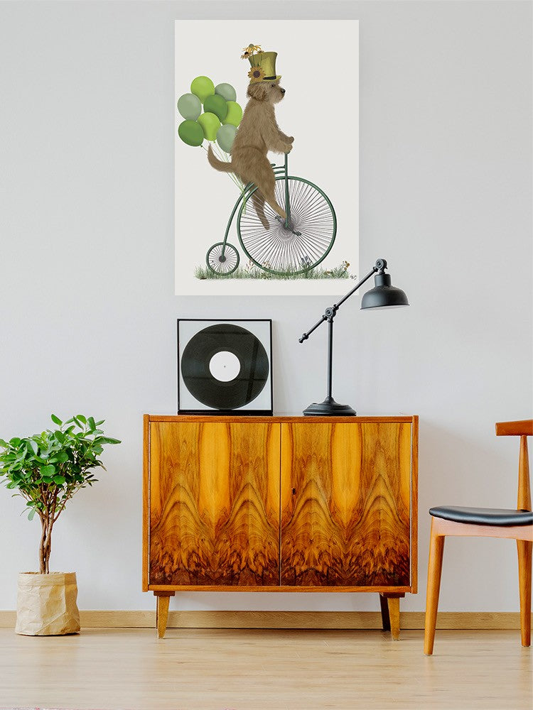 Dog On A Unicycle Wall Art -Fab Funky Designs