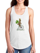 Dog On A Unicycle T-shirt -Fab Funky Designs