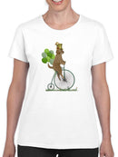 Dog On A Unicycle T-shirt -Fab Funky Designs