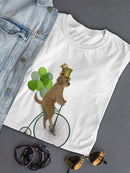 Dog On A Unicycle T-shirt -Fab Funky Designs